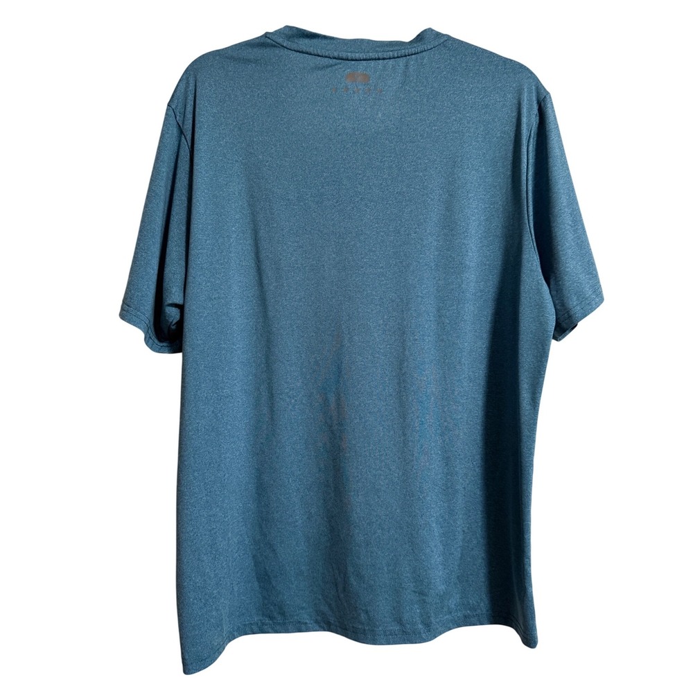 Northyard Mens Performance T-Shirt Heather Blue‎ Short Sleeve Athletic Size M - Picture 6 of 6